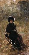 Nicolae Grigorescu In the Garden Germany oil painting artist